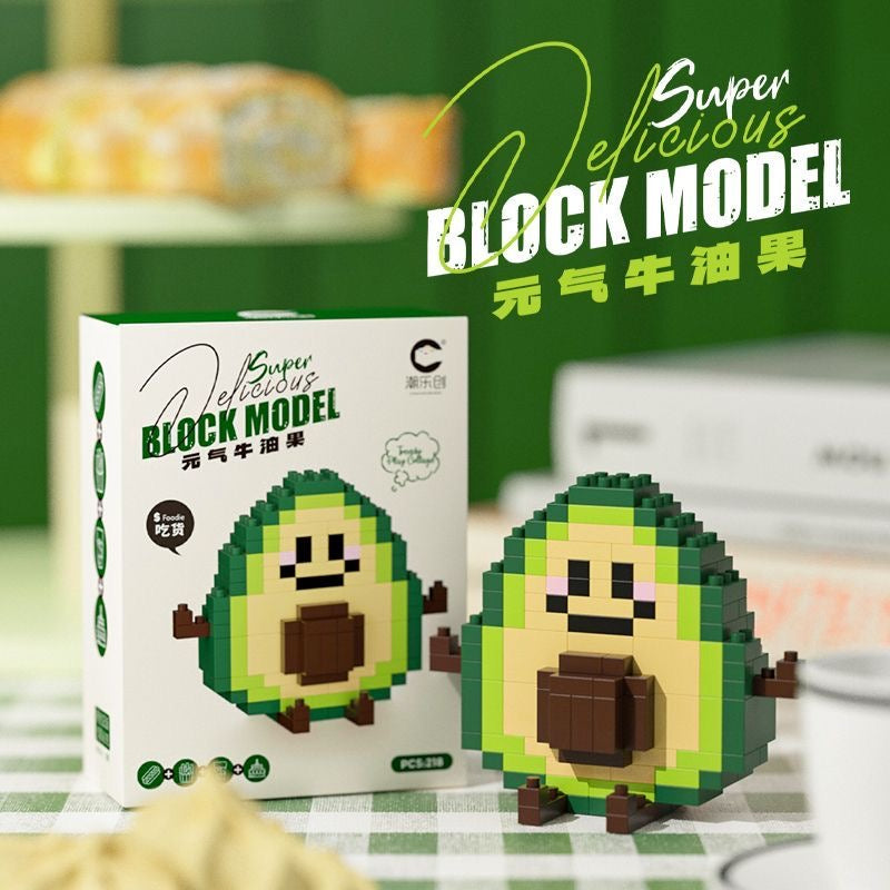 Delicious Avocado. DIY Block Model (218 Pieces) – BIT BLOX
