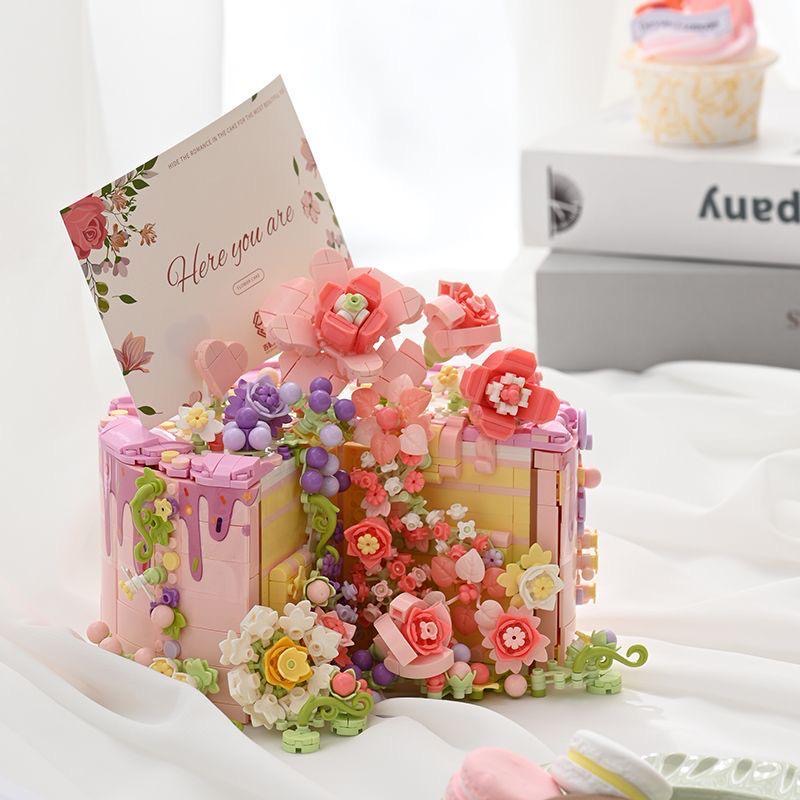 Floral Cake | Bit Blox | DIY Block set