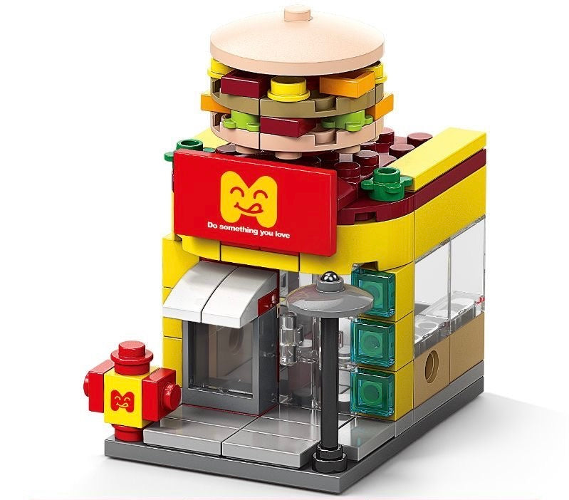 McDonalds Burger Hub| 118 pieces | DIY Block toys