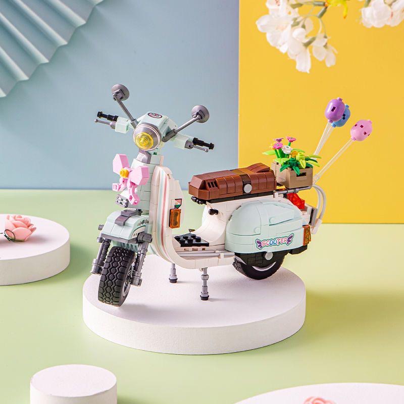 Scooter Loz Block Set | 673 pieces