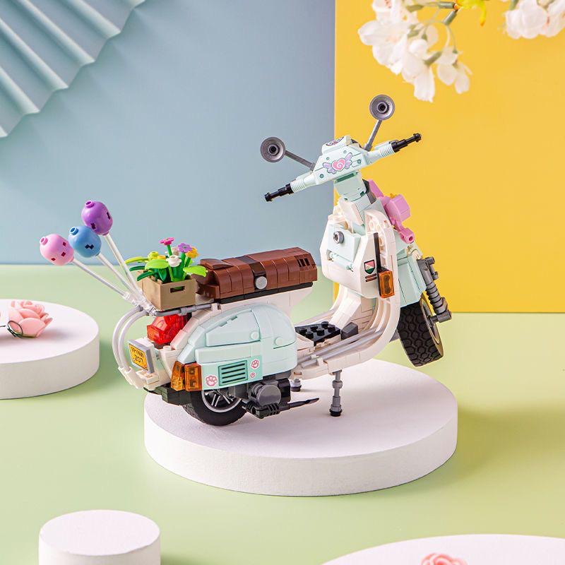 Scooter Loz Block Set | 673 pieces