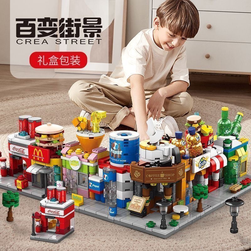 Cola Corner | 103 pieces | DIY Block toy