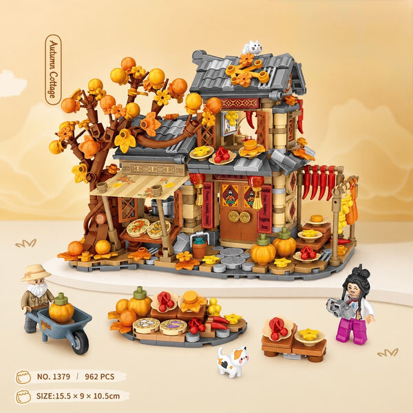 Autumn Cottage | 962 Pieces | LOZ Block Set