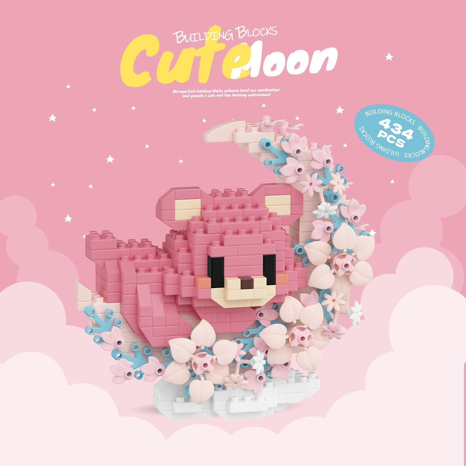 Bloom Bear | Cute Moon | 434 Pieces