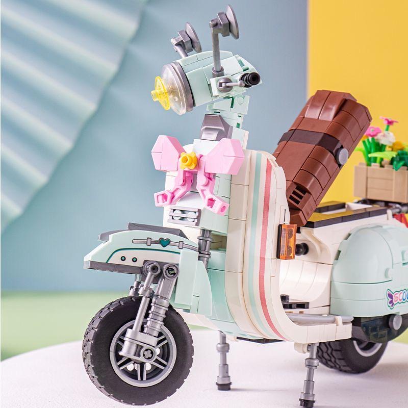 Scooter Loz Block Set | 673 pieces