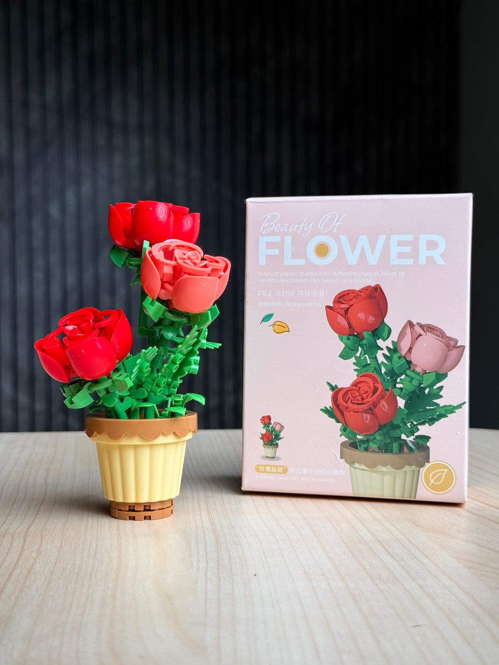 Rose Flower (204 Pieces)